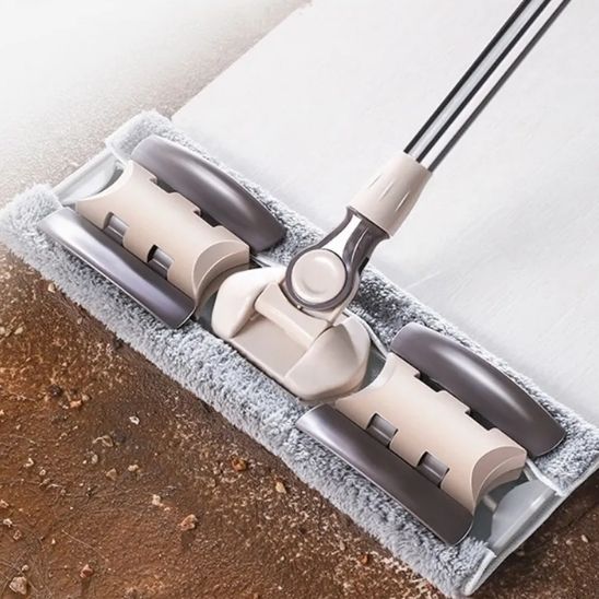 Serpillère microfibre grise sale