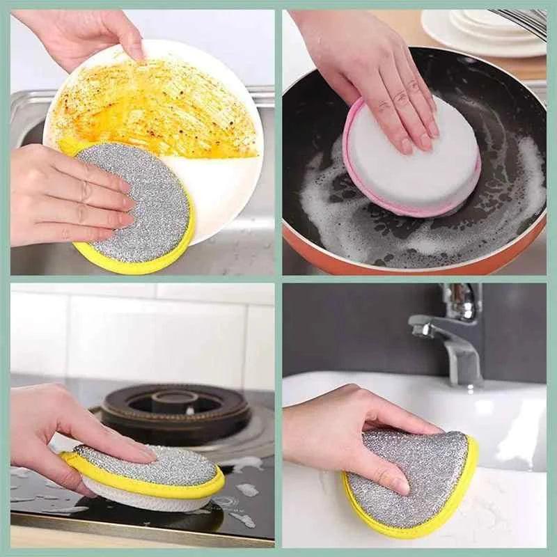 Acheter Éponge à vaisselle créative avec sourire magique