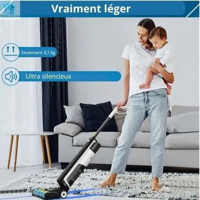 Aspirateur balai serpillère | Redkey W12 3-en-1 Nettoie-moi.com