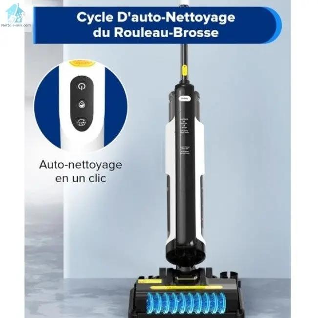Aspirateur balai serpillère | Redkey W12 3-en-1 Nettoie-moi.com