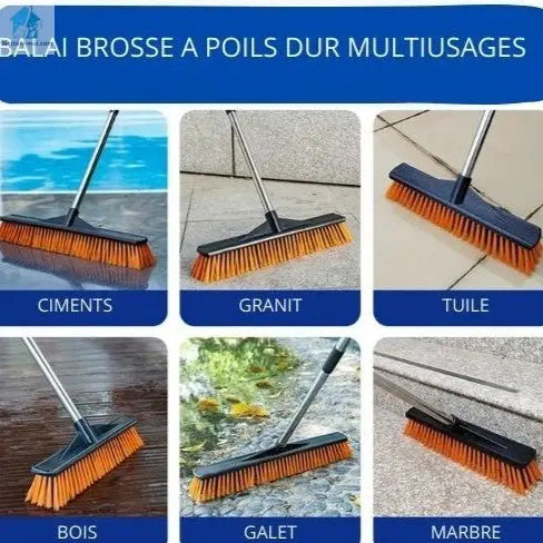 Balai brosse - à poils durs