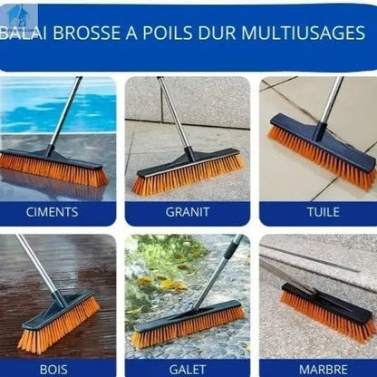 Balai brosse - à poils durs