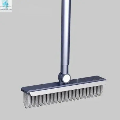 balai brosse rotative nettoyage sol gris bleu 