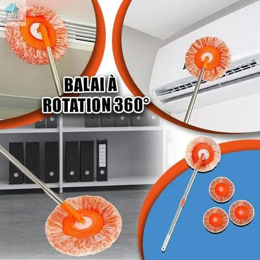 Balai microfibre - corailmop™ - Nettoie-moi.com