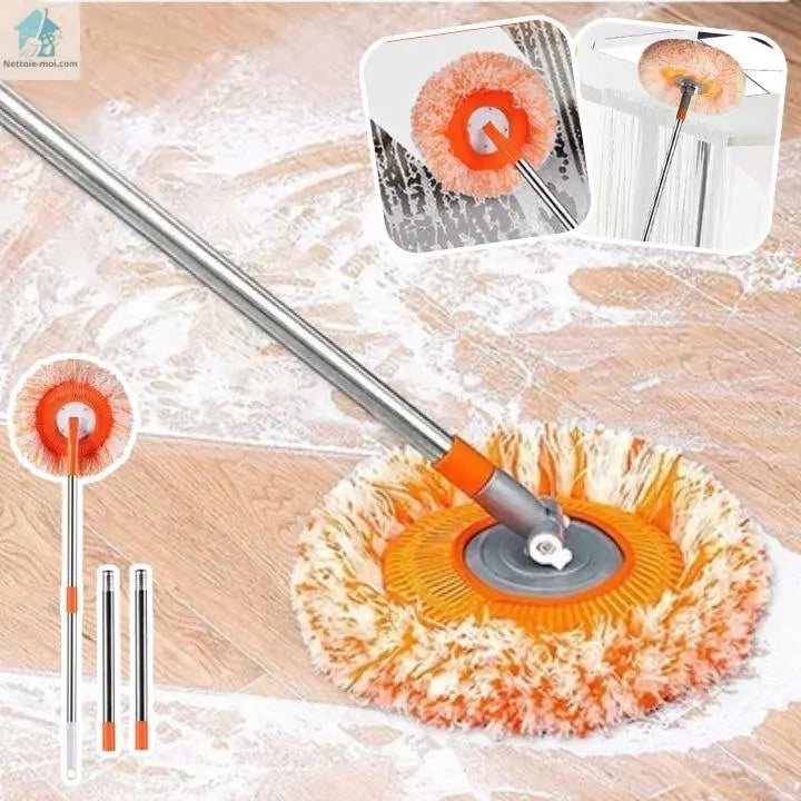 Balai microfibre corailmop mousse
