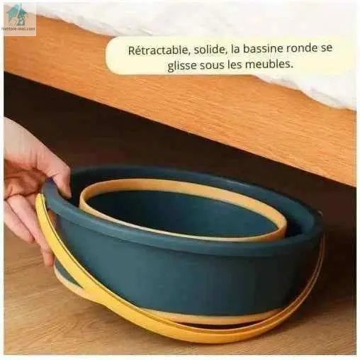 Bassine pliable - ronde - Nettoie-moi.com