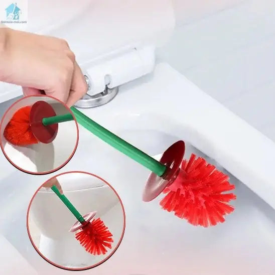 Brosse WC Cherry rouge vert