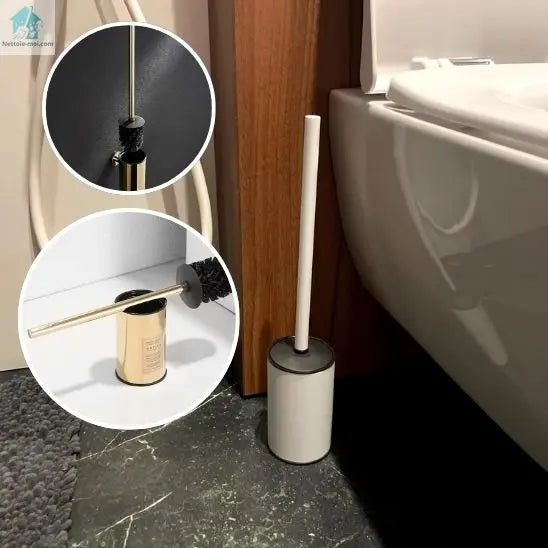 Brosse WC beige