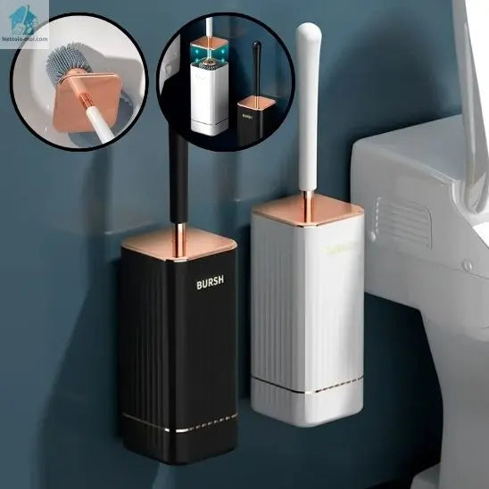 Brosse WC Moderne noir blanc