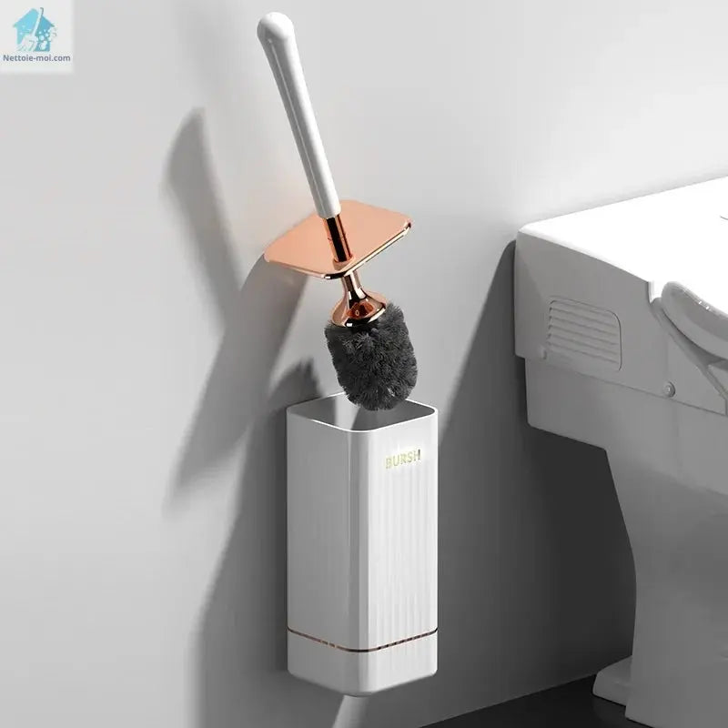 Brosse WC Moderne carré poil
