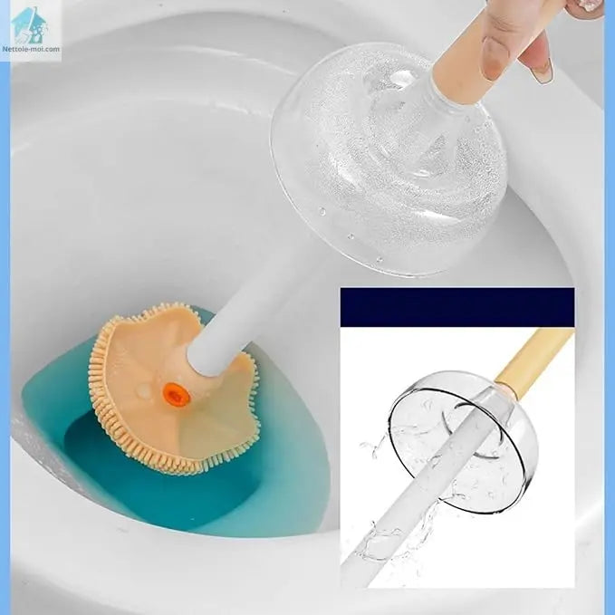 Brosse WC Octopus orange