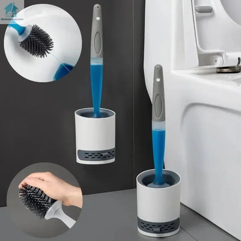 Brosse WC Silicone Réservoir
