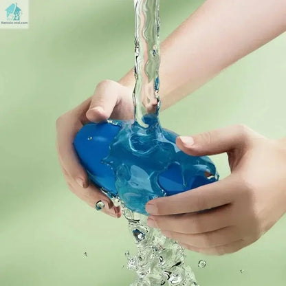 Brosse Anti Poil bleu eau