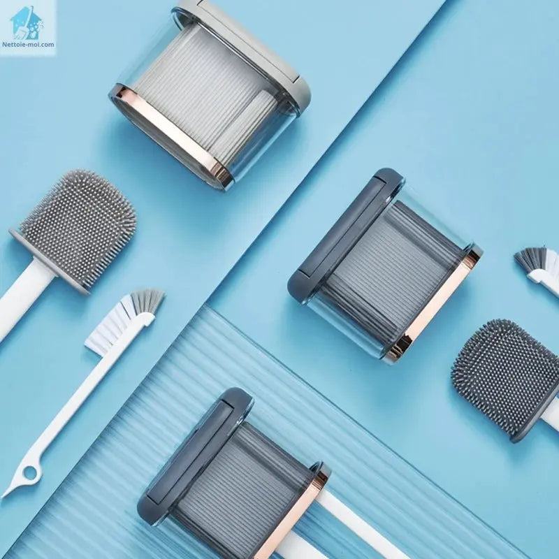 Brosse pour WC 2 en 1 pièces