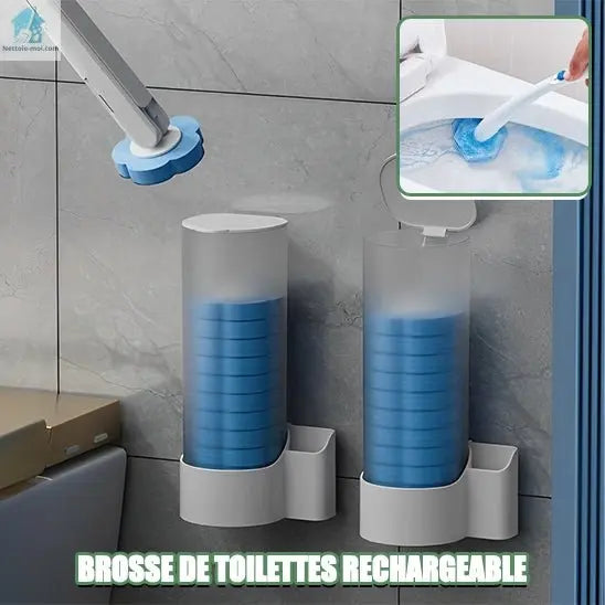 Brosse pour WC Nette bleu