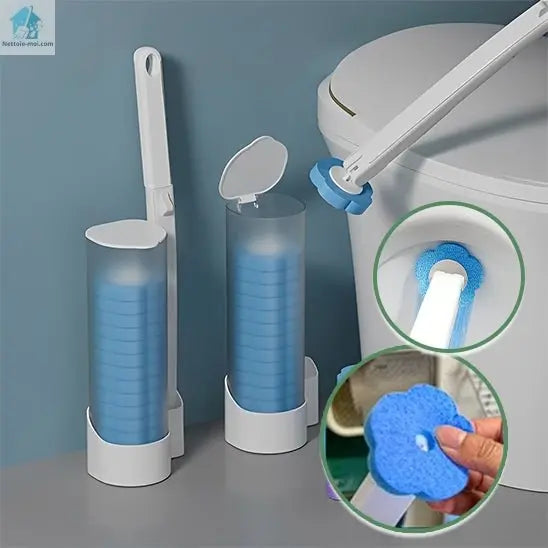 Brosse pour WC Nette brosse bleu
