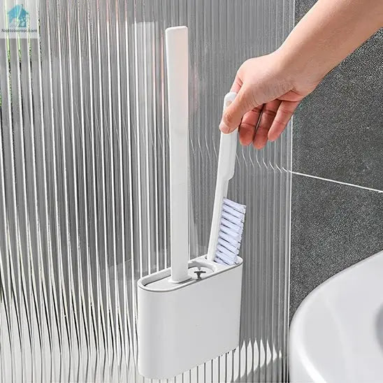 Brosse toilette silicone petite brosse