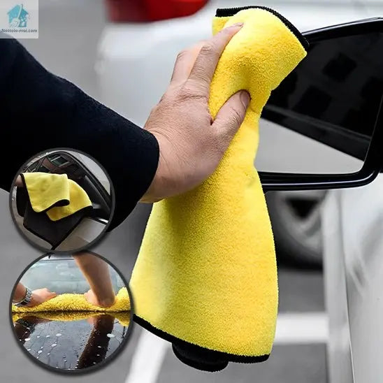 Chiffon en microfibre pour voiture vitre