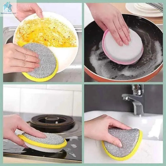 Éponge lavable plaque cuisson