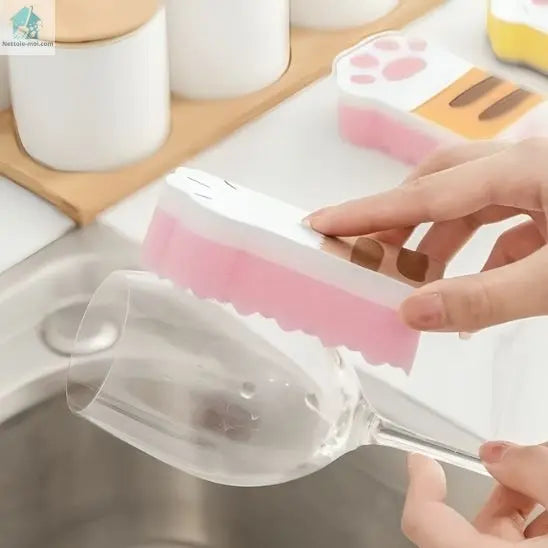 Éponges Lavables nettoyage verre