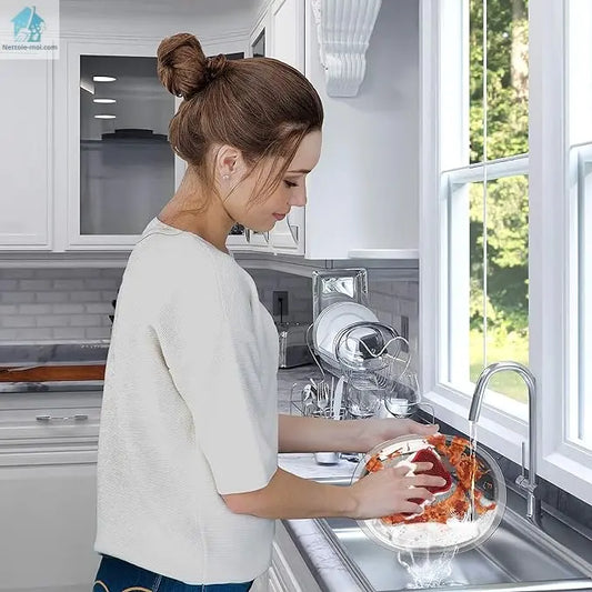 Éponges lavables cuisine silicone 