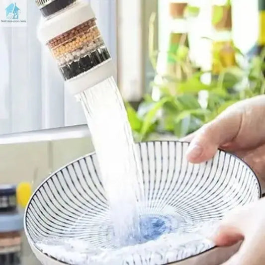 Filtre à eau sur robinet plat eau
