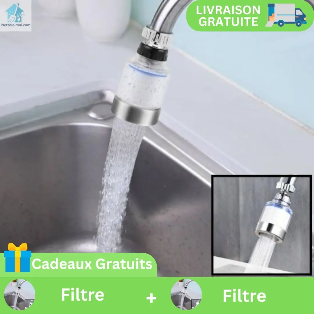 Filtre eau robinet par 2