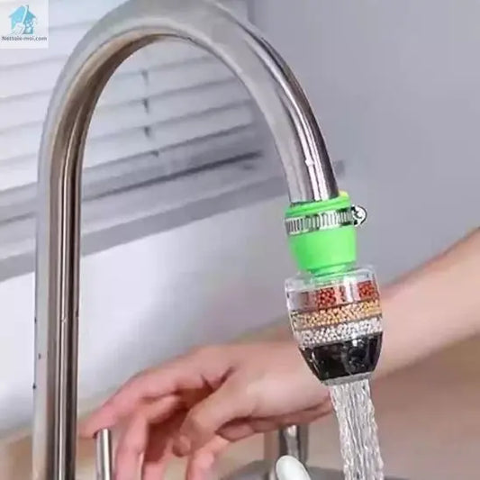 filtre eau robinet vert-rond