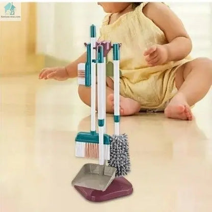 Kit balai et serpillère enfant 8 pièces