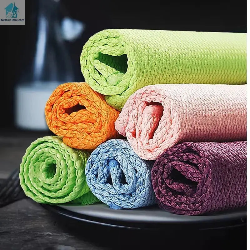 Lavette microfibre multicolors
