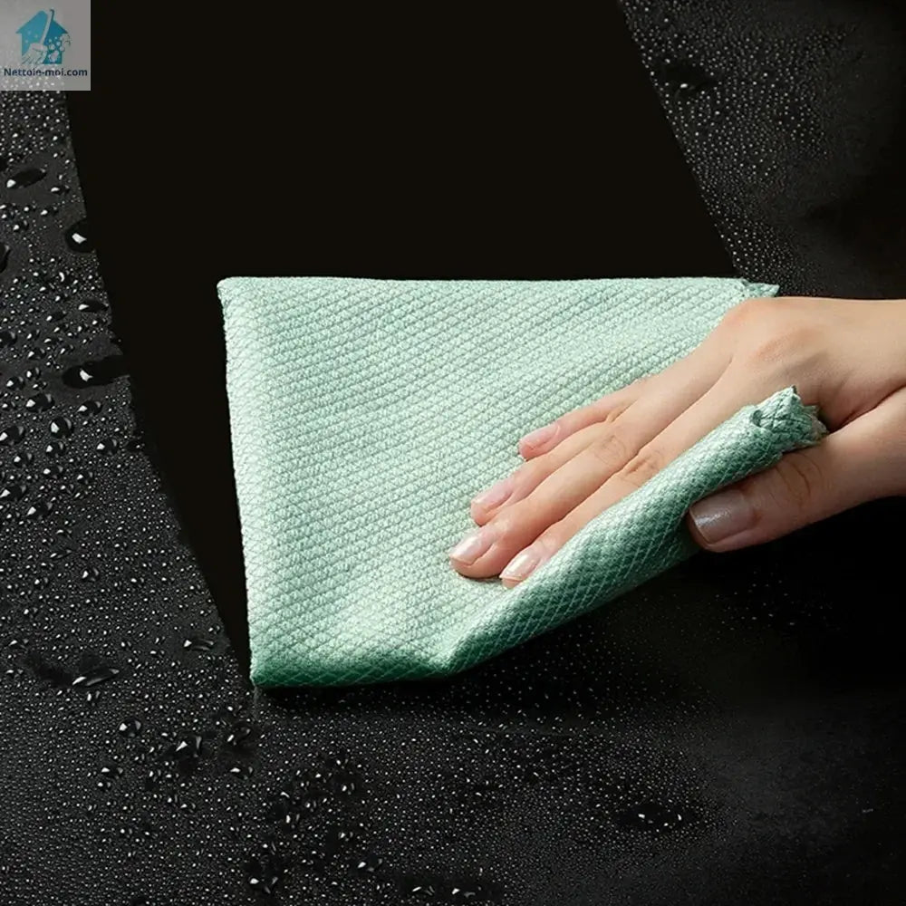 Lavette microfibre essuie vitre