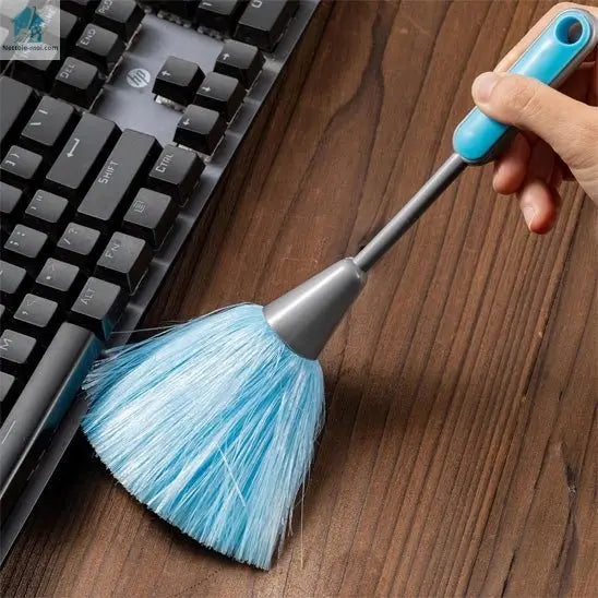 Plumeau pour poussière Ordinateur bleu