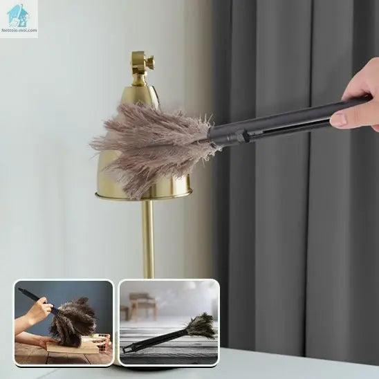 Plumeau pour poussière lampe meuble