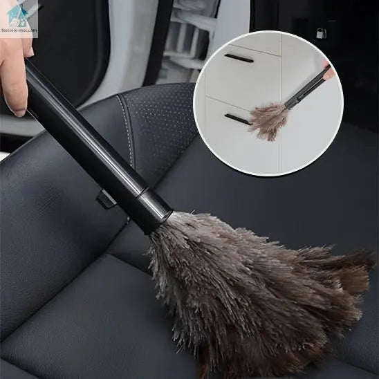 Plumeau pour poussière siège auto