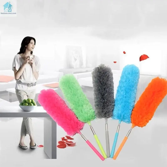 Plumeau poussière lavable multicolors