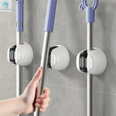 Porte balai mural par trois