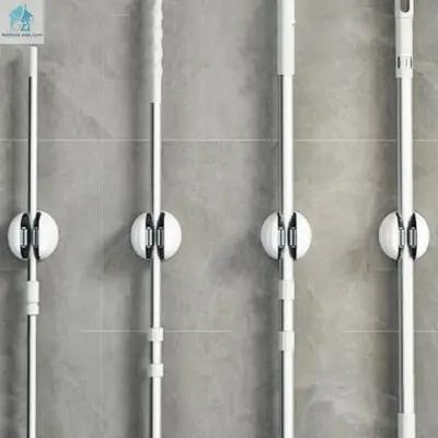 Porte balai mural mur