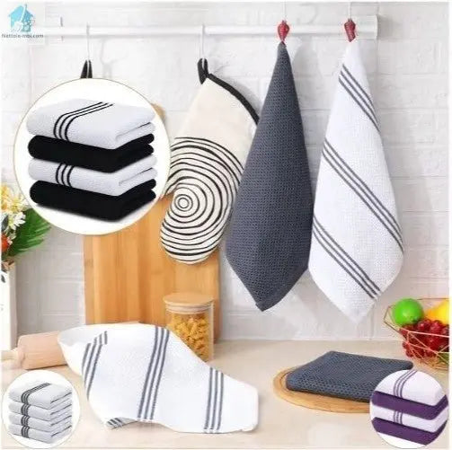 Torchon cuisine Bicolor