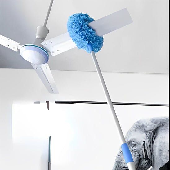 une-tête-de-loup-nettoie-un-ventilateur-de-plafond