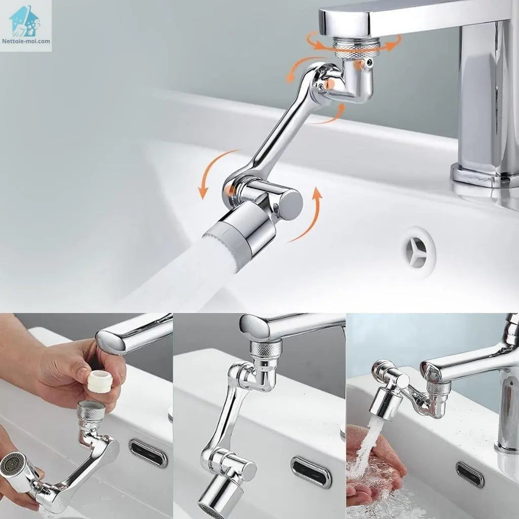 Tête de robinet multiposition
