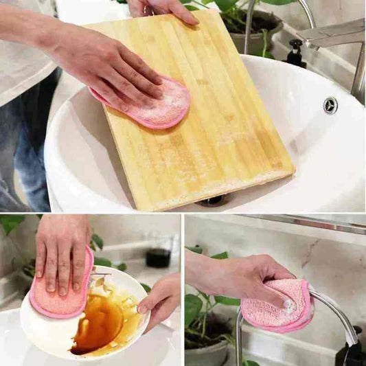 Éponge lavable planche assiette